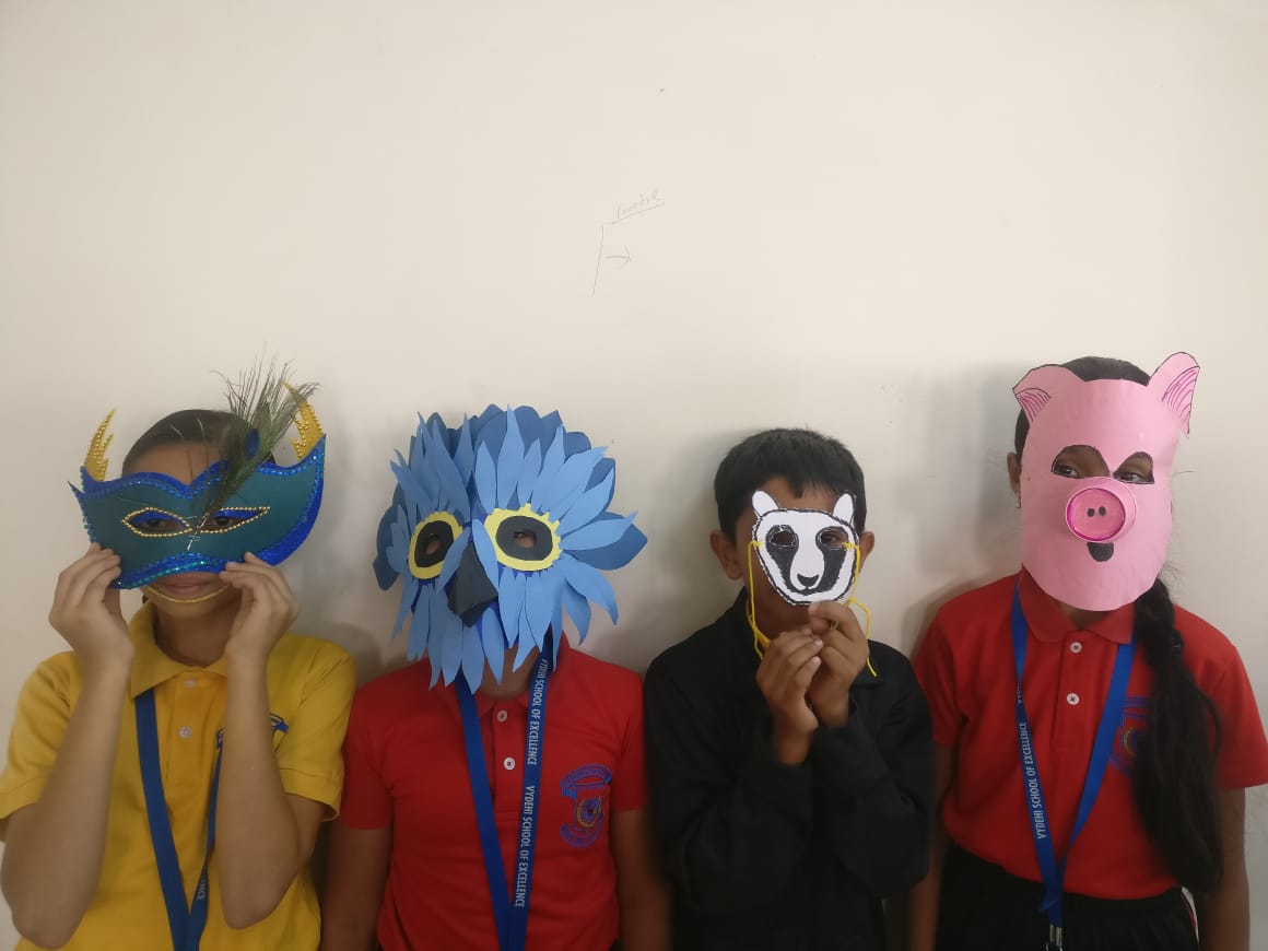 Mask Making Competition – Birds & Animals | Vydehi School