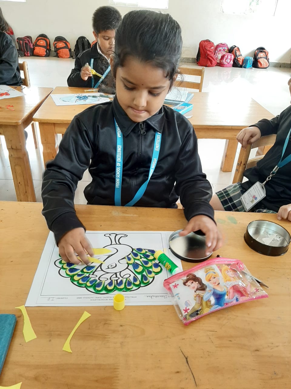Collage Making Competition for grade 1 | Vydehi School