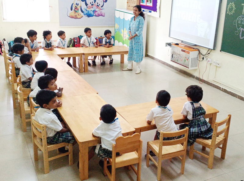 Workshop on Dental Hygiene for Pre-primary Student | Vydehi School